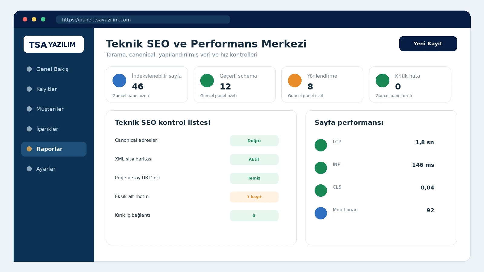 SEO, Hız ve Güvenlik hizmeti